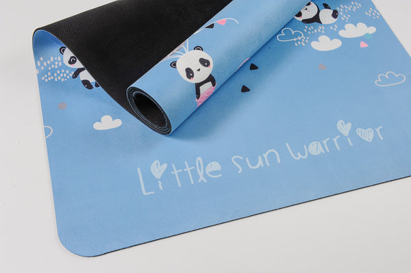 Cute Panda Natural Kids Yoga Mat  Non toxic Eco friendly – Littlesunwarrior